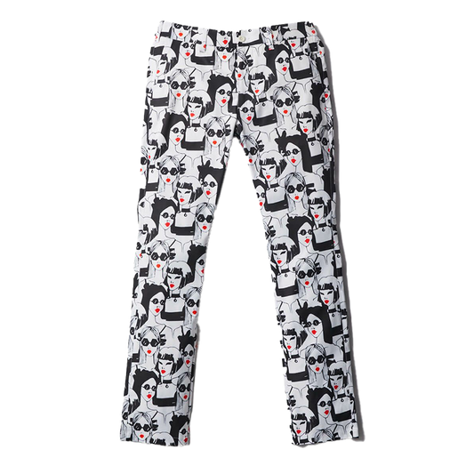 Men's Patterned Trousers Retro Beauties