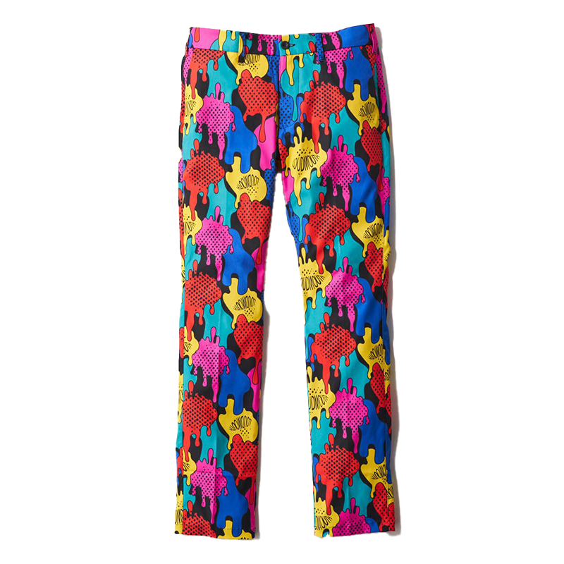 Men's Patterned Trousers Comical Blot