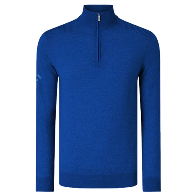 1/4 Zip Mock Merino Wool Pullover