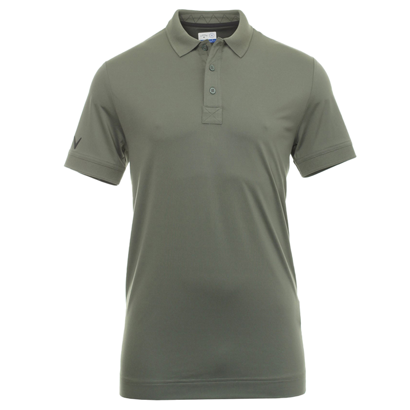Solid Ribbed Polo