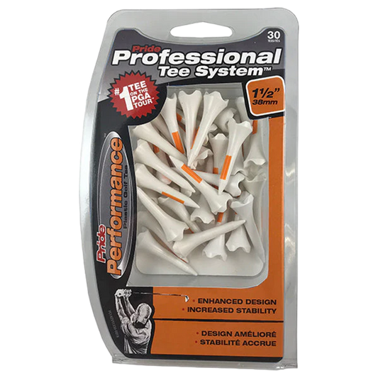 1-1/2" Professional Tee System™ (PTS) Pride Performance™ Plastic Tees - 30CT