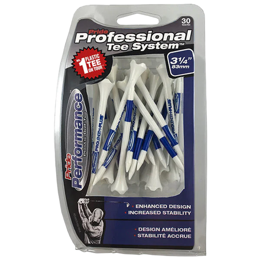 3-1/4" Professional Tee System™ (PTS) Pride Performance™ Plastic Tees - 30CT