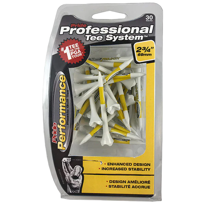 2-3/4" Professional Tee System™ (PTS) Pride Performance™ Plastic Tees - 30CT