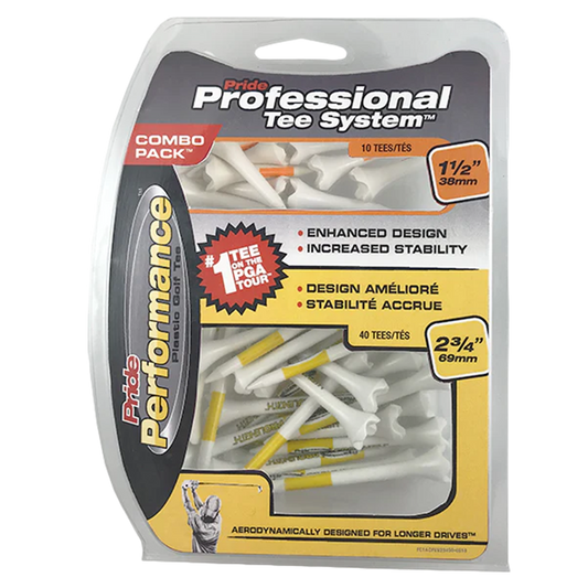 Professional Tee System™ (PTS) Pride Performance™ Combo Packs - Includes 2-3/4" & 1-1/2" Tees