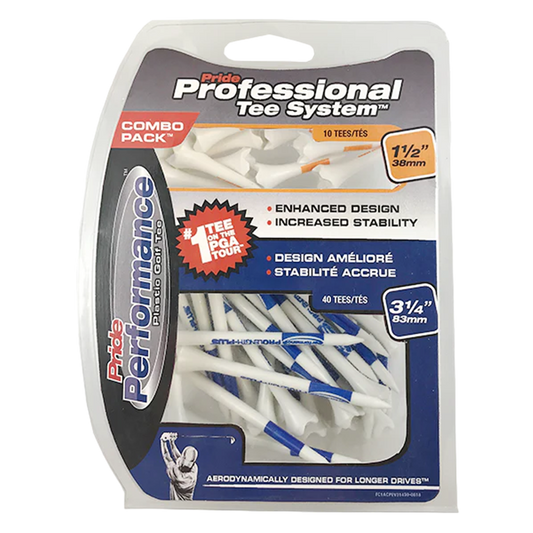 Professional Tee System™ (PTS) Pride Performance™ Combo Packs - Includes 3-1/4" & 1-1/2" Tees