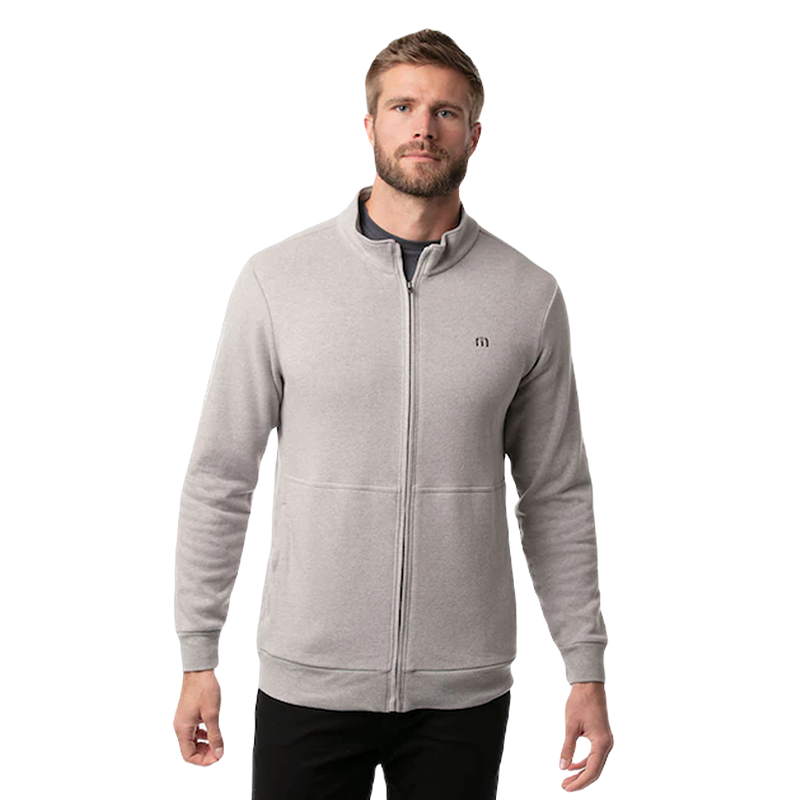 Nice Gesture Full Zip - Heather Medium Grey