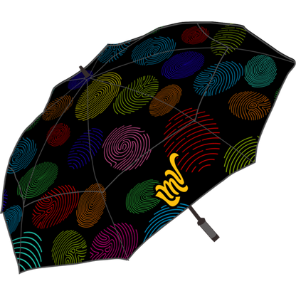 LMV Double Canopy Umbrella 60''  Finger Print Ebony