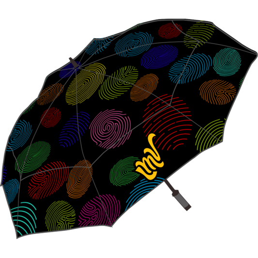 LMV Double Canopy Umbrella 60''  Finger Print Ebony
