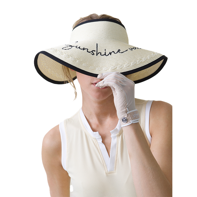 Amalfi Ladies Visor Beige
