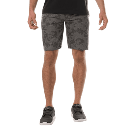 Inlet Short - Heather Grey Pinstripe