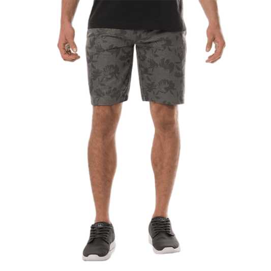 Inlet Short - Heather Grey Pinstripe