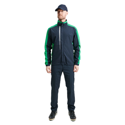 Mens Links Stretch Rainjacket Navy/Fairway