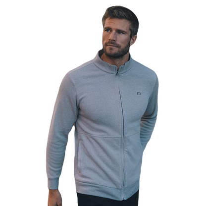 Nice Gesture Full Zip - Heather Medium Grey