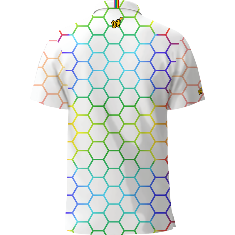 LMV Mens Polo Honeycomb SS23 Ivory