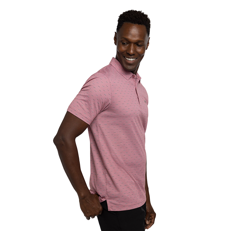 Colorful  City Polo - Heather Earth Red