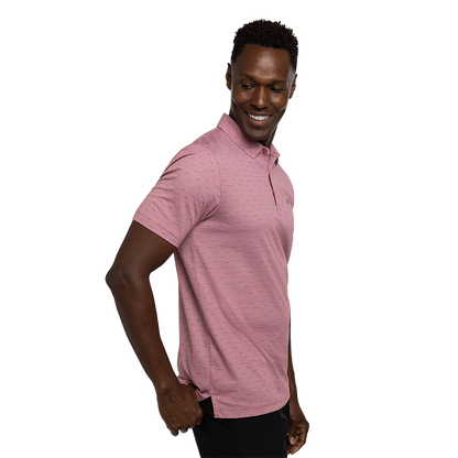 Colorful  City Polo - Heather Earth Red