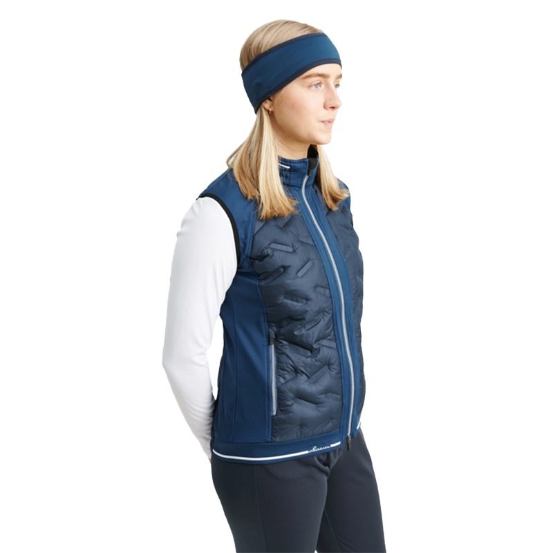 Lds Grove Hybrid Vest -Peacock Blue
