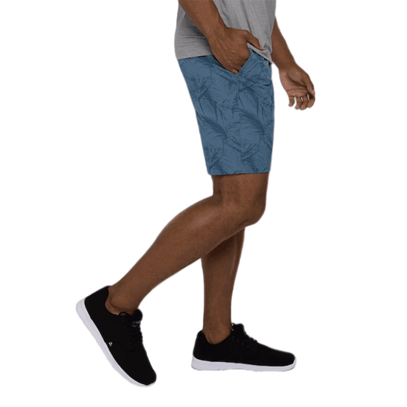 Jungle Oasis Short - Heather Mid Blue