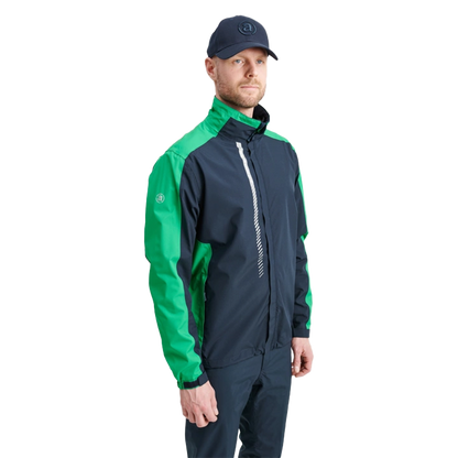 Mens Links Stretch Rainjacket Navy/Fairway