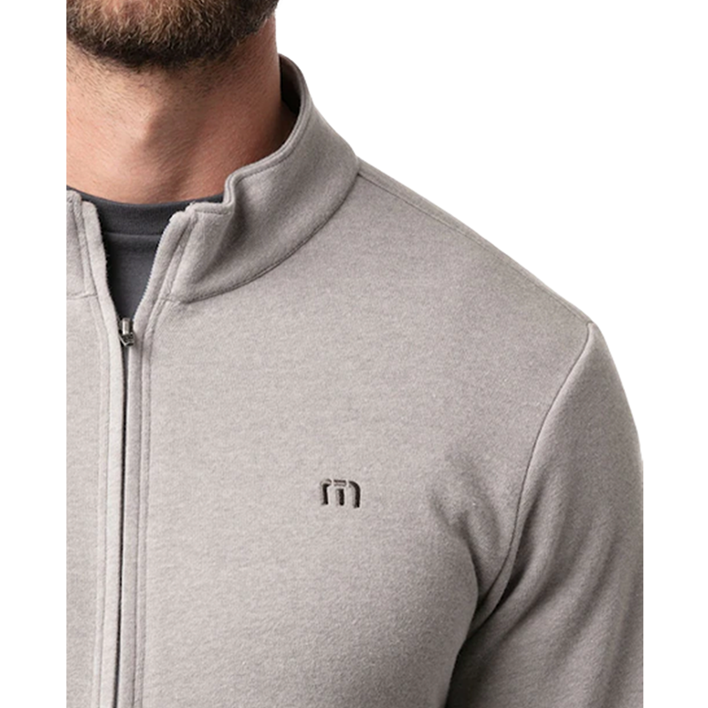 Nice Gesture Full Zip - Heather Medium Grey