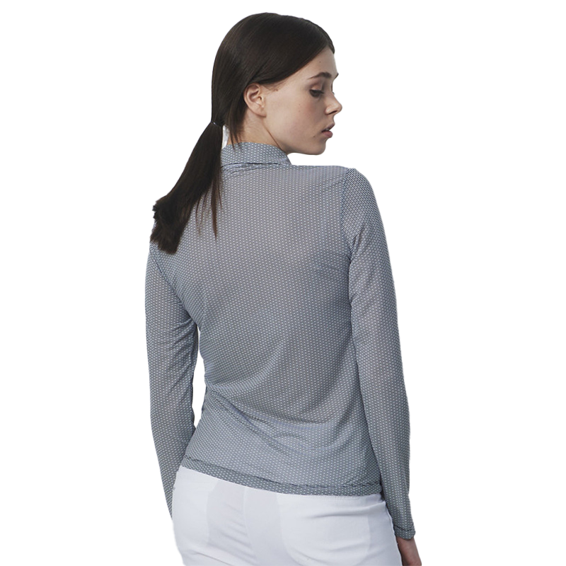 Terni Navy Sleeveless Polo Shirt