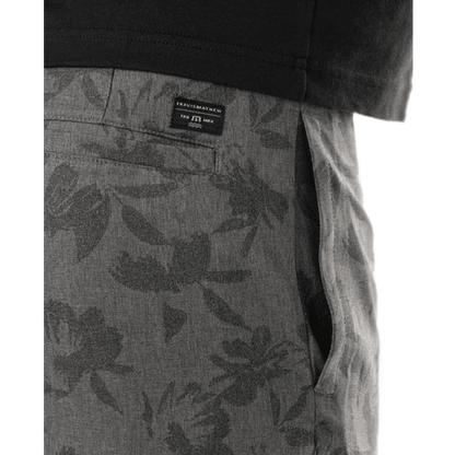 Inlet Short - Heather Grey Pinstripe