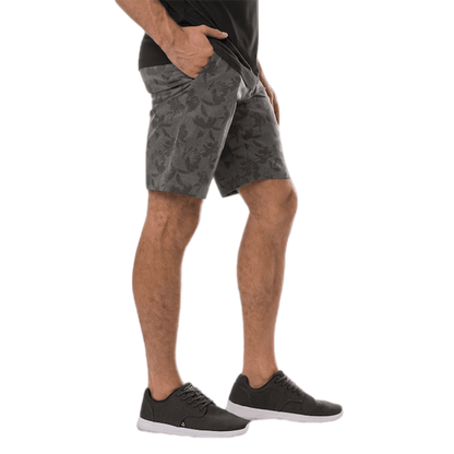 Inlet Short - Heather Grey Pinstripe