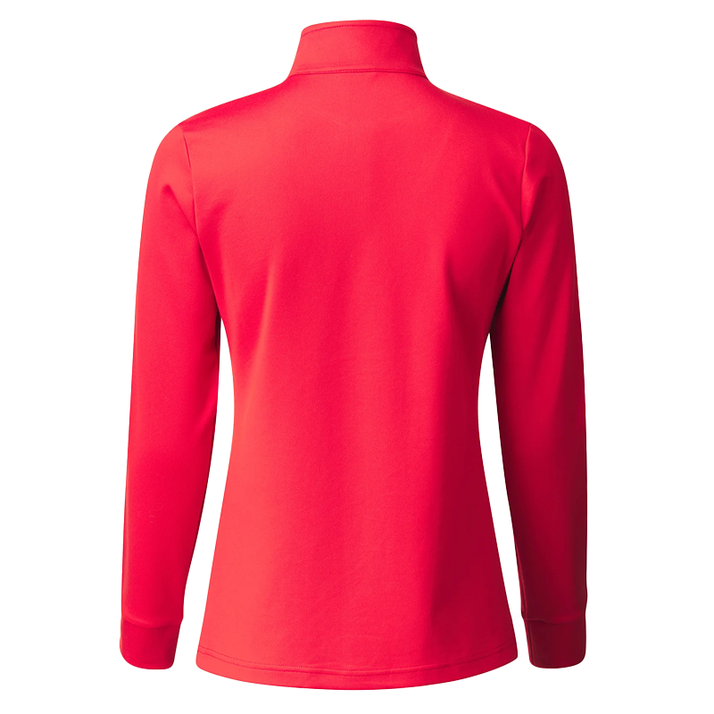 Anna Mandarine Long Sleeve Full Zip Top Red