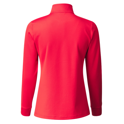 Anna Mandarine Long Sleeve Full Zip Top Red