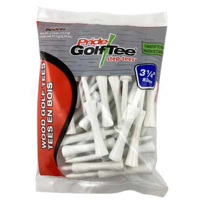 3-1/4" Pride Golf Tee Step Tees