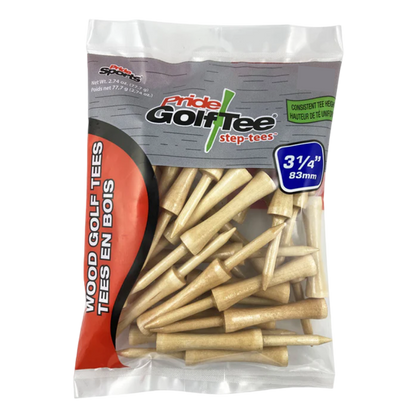 3-1/4" Pride Golf Tee Step Tees