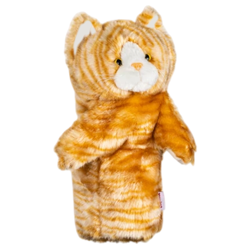 Wood Cover Tabby Cat