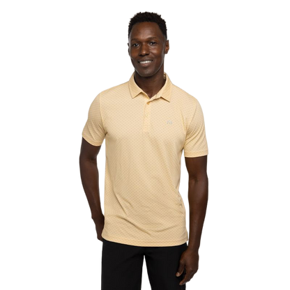 Bamboo Calm Polo Heather Golden Cream - Heather Golden Cream