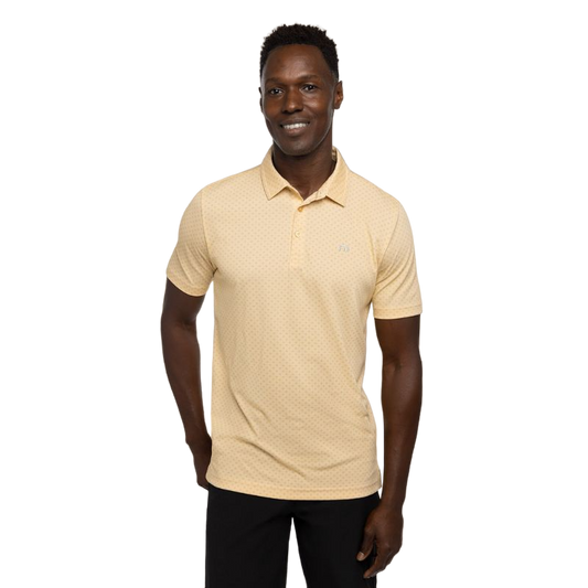 Bamboo Calm Polo Heather Golden Cream - Heather Golden Cream