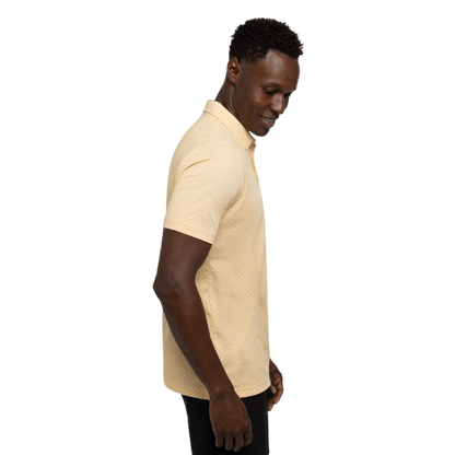 Bamboo Calm Polo Heather Golden Cream - Heather Golden Cream