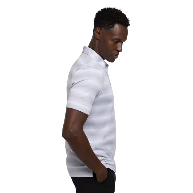 Beach Camping Polo - Heather Light Grey