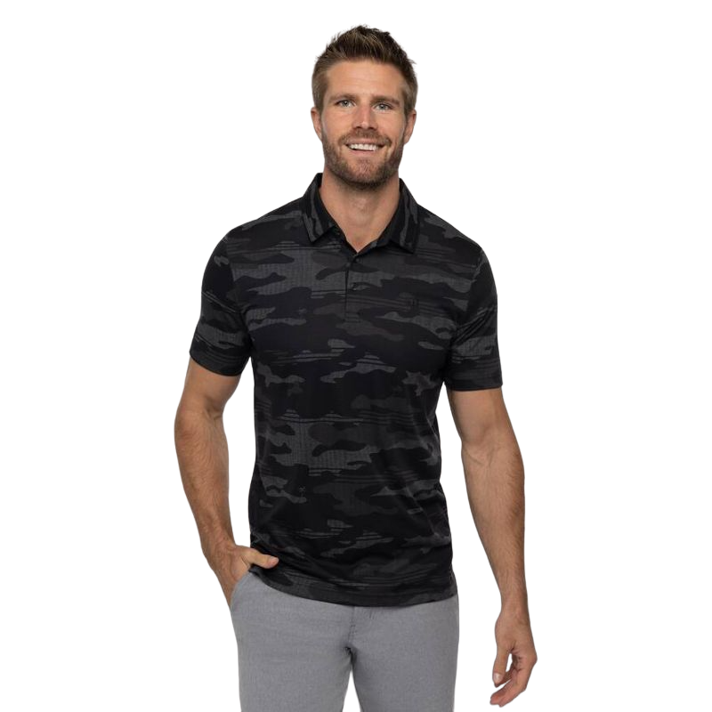 Beachside Stealth Polo - Black