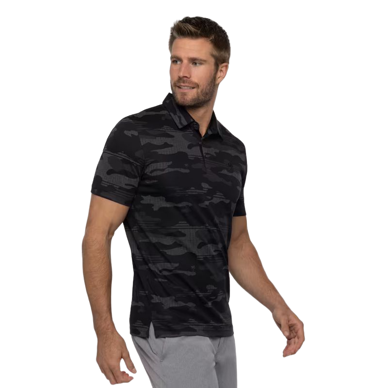 Beachside Stealth Polo - Black