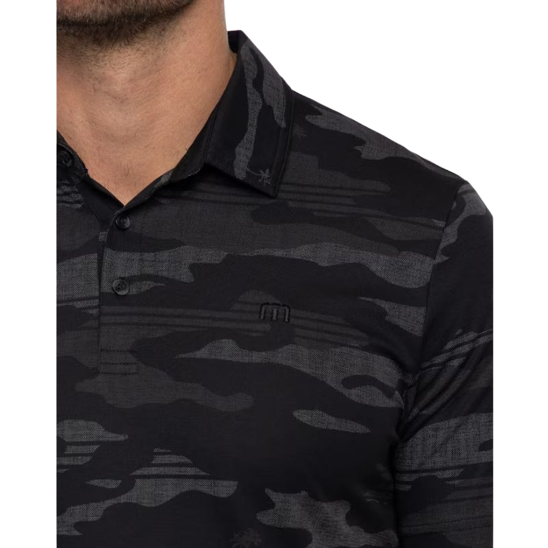 Beachside Stealth Polo - Black