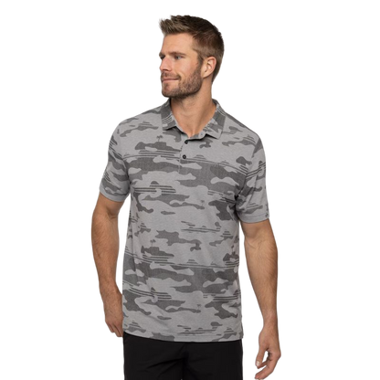 Beachside Stealth Polo - Heather Grey