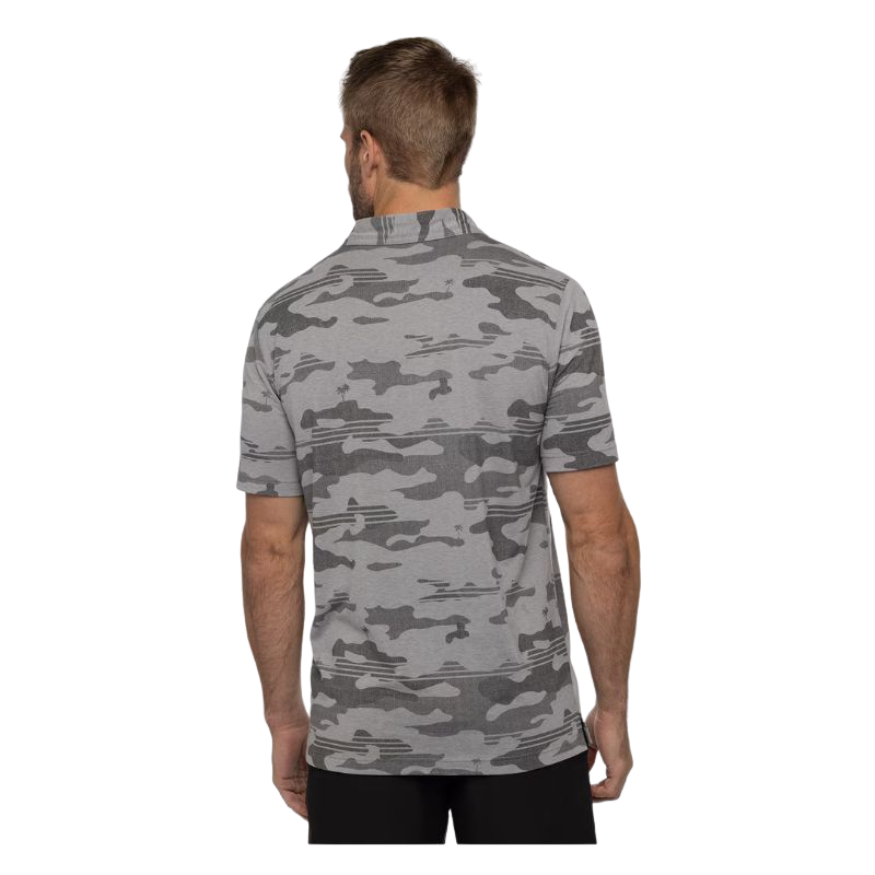 Beachside Stealth Polo - Heather Grey