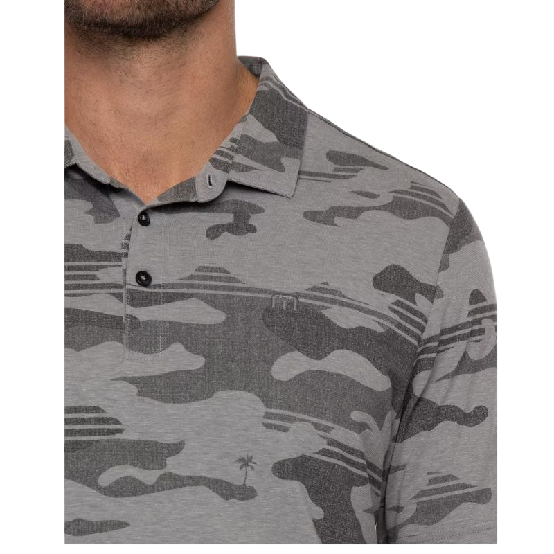 Beachside Stealth Polo - Heather Grey