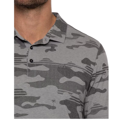 Beachside Stealth Polo - Heather Grey