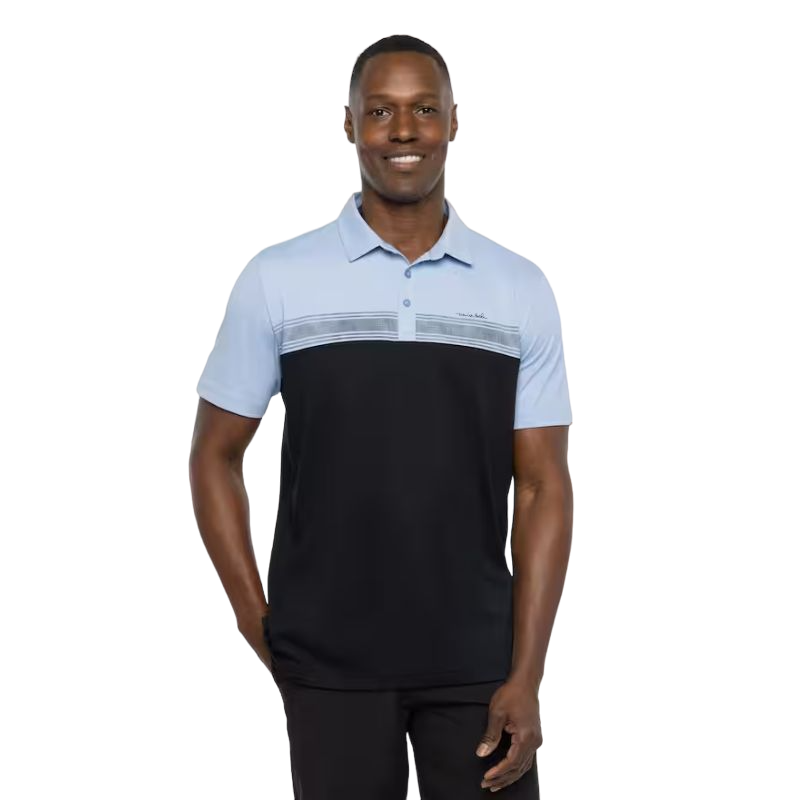 Cacti Field Polo - Heather Bel Air Blue