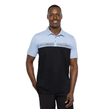 Cacti Field Polo - Heather Bel Air Blue