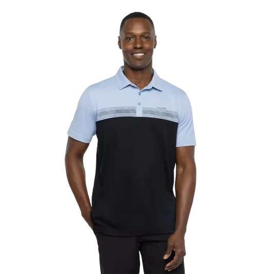 Cacti Field Polo - Heather Bel Air Blue