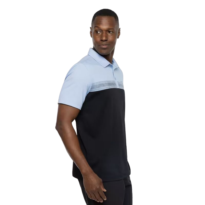 Cacti Field Polo - Heather Bel Air Blue