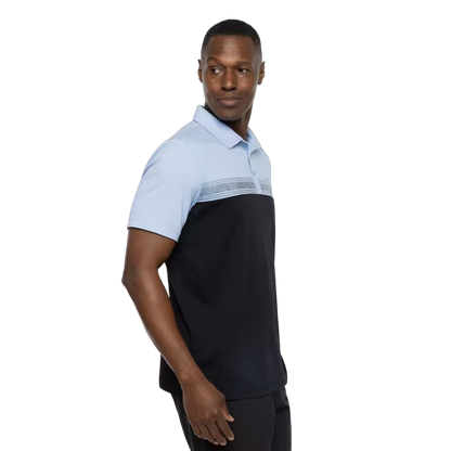 Cacti Field Polo - Heather Bel Air Blue