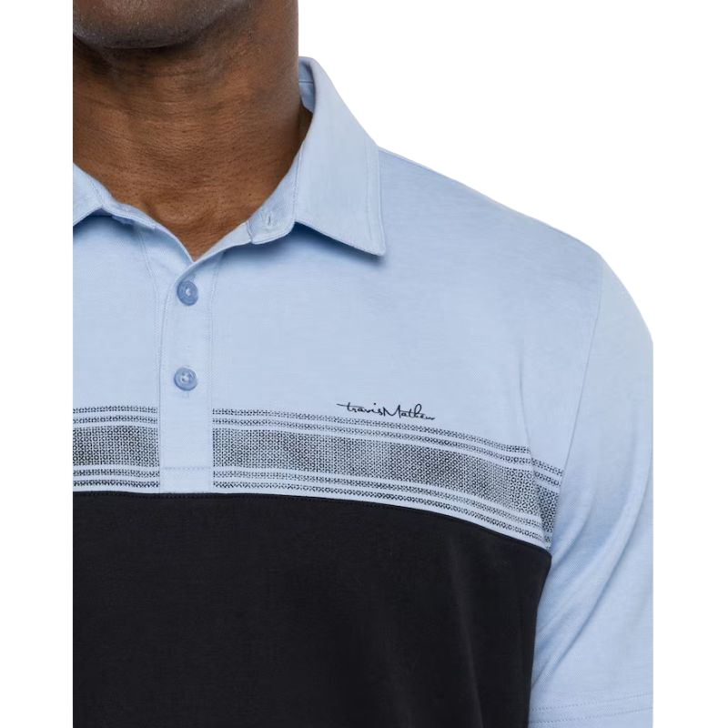 Cacti Field Polo - Heather Bel Air Blue