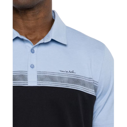 Cacti Field Polo - Heather Bel Air Blue